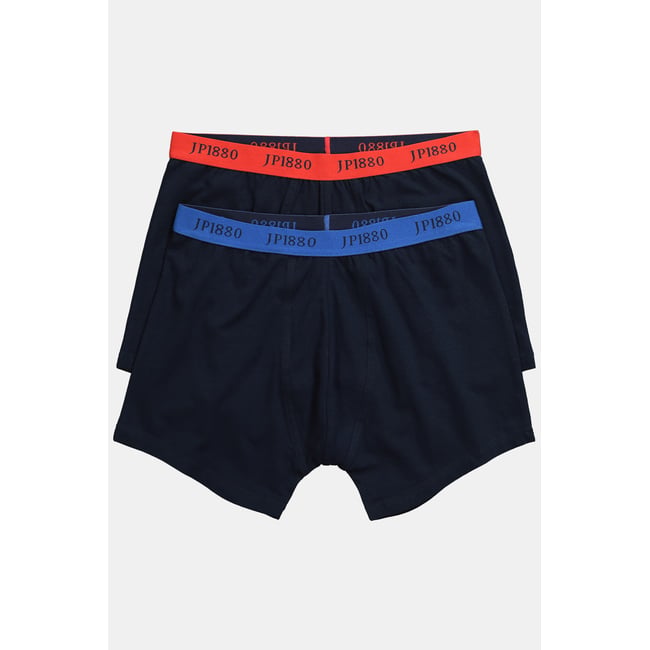 Lot de 2 boxers FLEXNAMIC®, OEKO-TEX bleu marine <span itemprop=