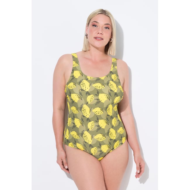 Maillot de bain une pièce. Sans vert kaki <span itemprop=