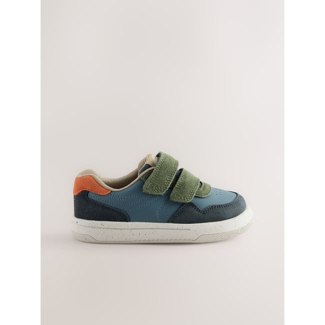 Baskets souples à fermeture scratch bloc de couleur <span itemprop=