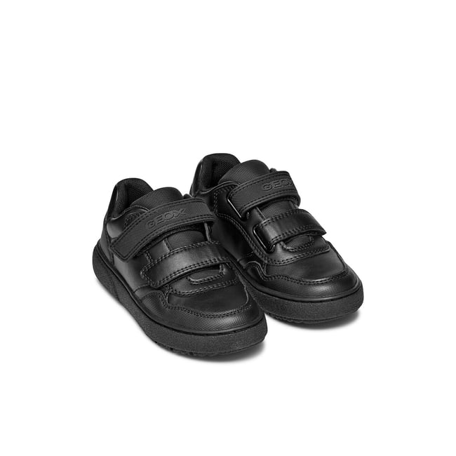 Baskets respirantes, à scratchs, THELEVEN noir <span itemprop=