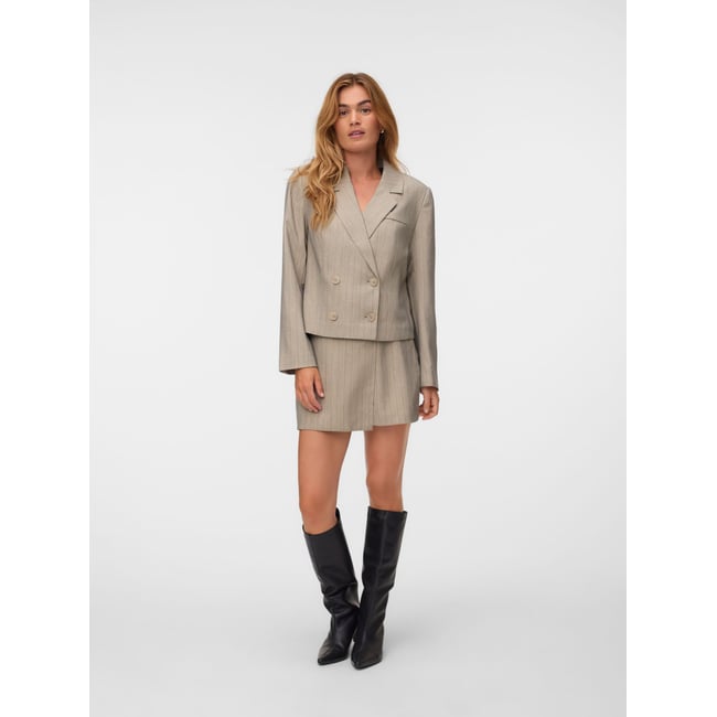 Jupe-Short grise - vintage khaki <span itemprop=