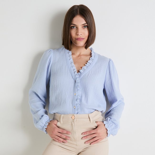 Chemise en gaze de coton - GRAIN DE MALICE