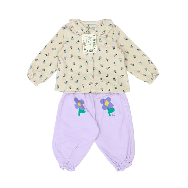 Ensemble bébé - Très bon état violet <span itemprop=