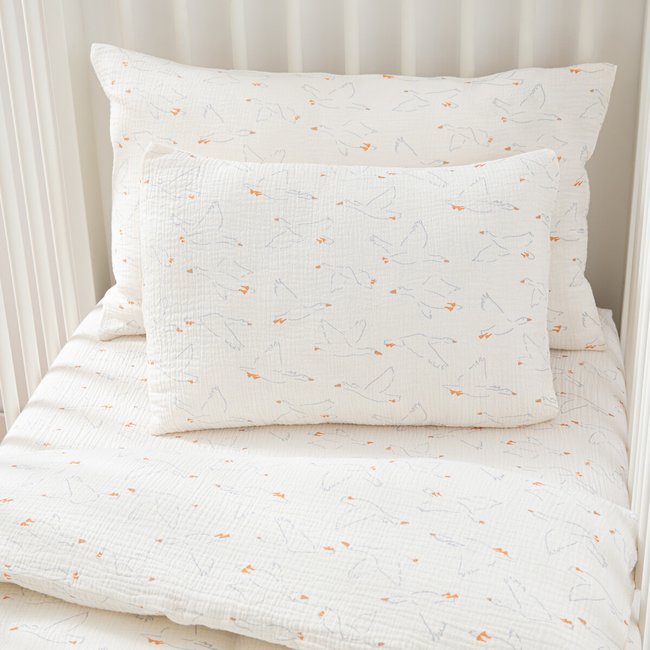 Fronha de almofada para bebé em gaze de algodão, Wildoy estampado <span itemprop=