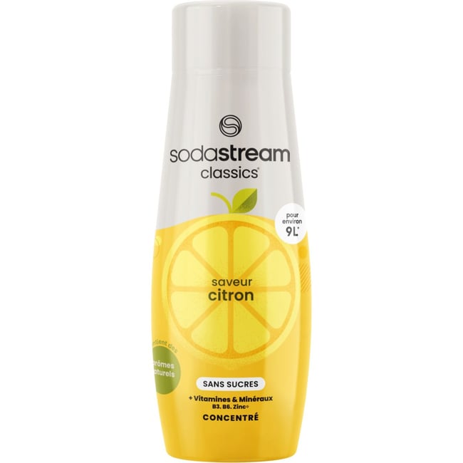 Concentré CITRON SANS SUCRES 440ml - SODASTREAM