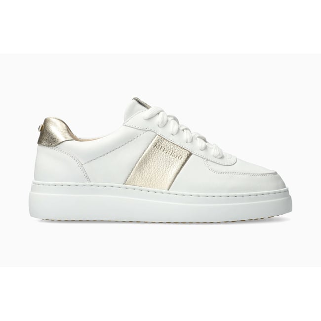 Baskets en cuir DAYANA blanc pur 5149 <span itemprop=