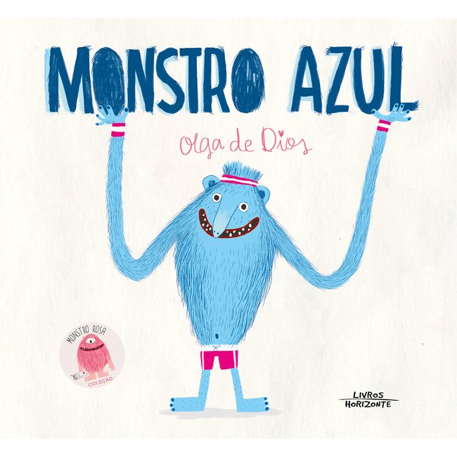 Livro Monstro azul, LIVROS HORIZONTE multicolor <span itemprop=