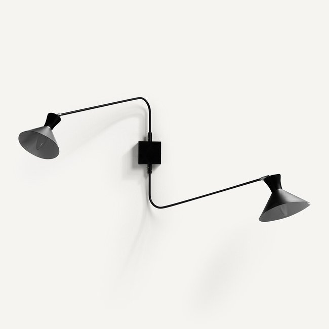 Applique 2 bras, Voltige Couleur noir <span itemprop=