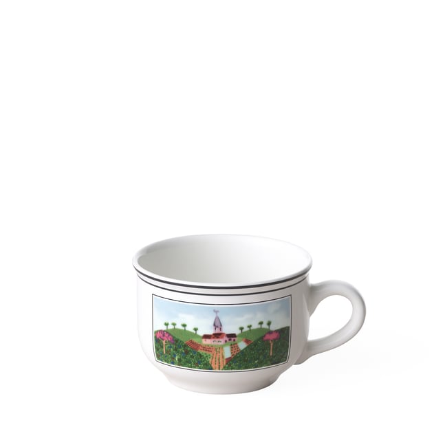 Tasse À Thé DESIGN NAIF Couleur multicolore <span itemprop=