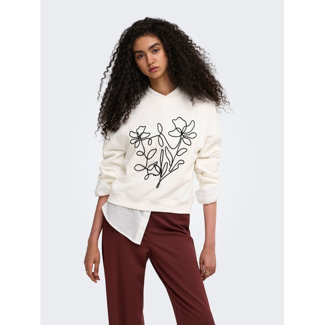 Sweat-Shirt cloud dancer <span itemprop=