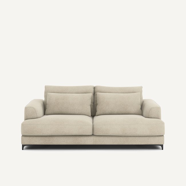 Divano letto 3P velluto di lino, Marsile - AM.PM