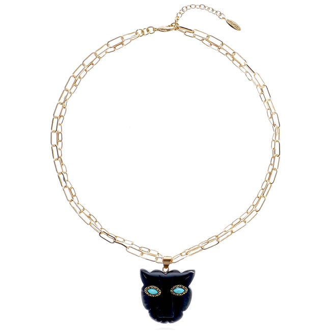 Collier double chaînes avec charm FABELLA - HIPANEMA