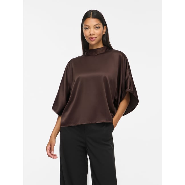 Top À Manches Courtes marron - coffee bean1 <span itemprop=