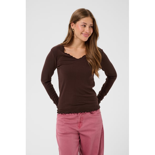 T-shirt à manches longues - CREAM