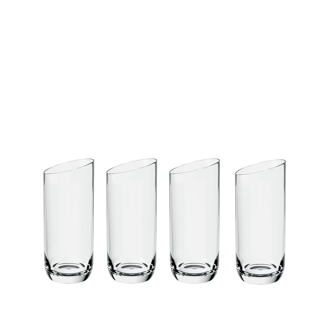 Gobelet À Longdrink, Set 4 Pcs NEWMOON Couleur transparent <span itemprop=