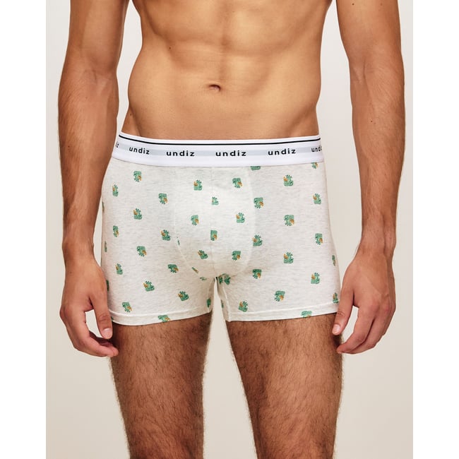 UNDIZ BOXER REPEATIZ DUCKLIBERTI blanc casse <span itemprop=