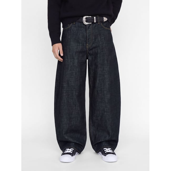 Jean À Coupe Wide blue denim 1 <span itemprop=