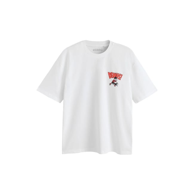 T-shirt à imprimé graphique haricot blanc <span itemprop=