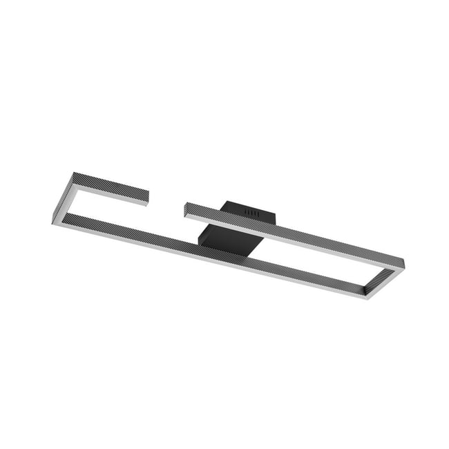 Plafonnier en aluminium moderneLED, Yvor Couleur noir, blanc <span itemprop=