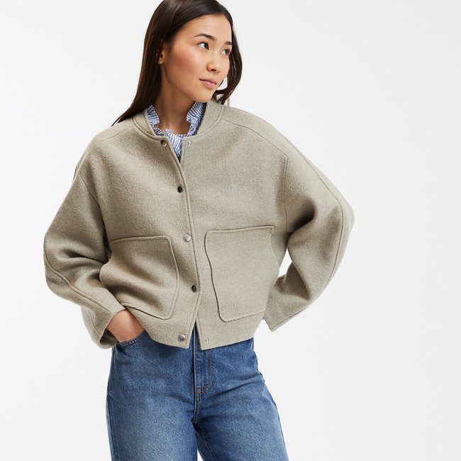 Blouson court pressionné - LA REDOUTE COLLECTIONS