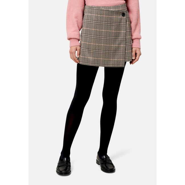 Hosenrock à l'allure enveloppante beigeblack <span itemprop=