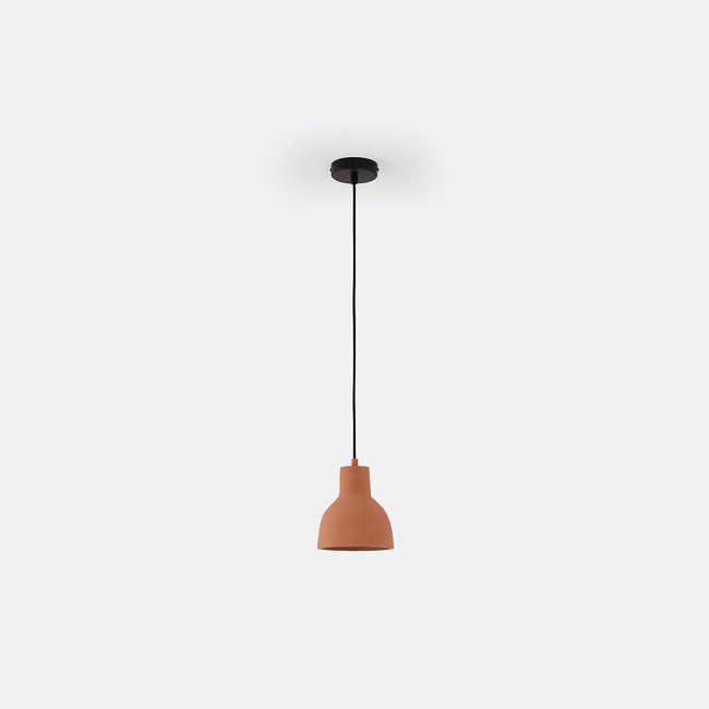 Suspension en béton terracotta Ø16 cm, Arida Couleur terracotta <span itemprop=