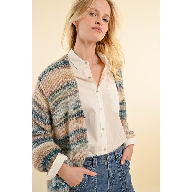 Gilet en grosse maille Molly Bracken La Redoute