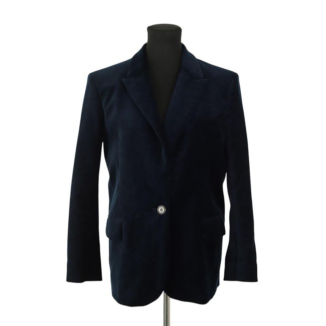 Blazer en velours - Très Bon État bleu <span itemprop=