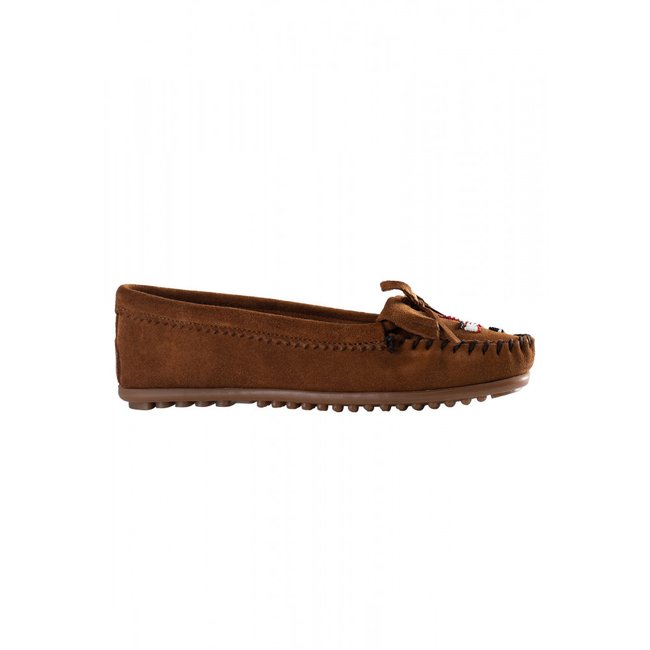 Mocassins Cuir Et Perles Thunderbird Ii - MINNETONKA