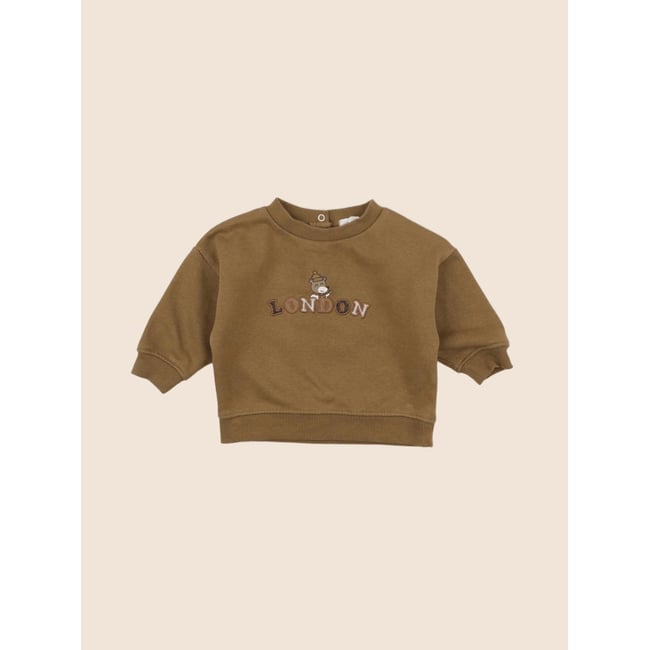 Sweat - Très bon état marron <span itemprop=