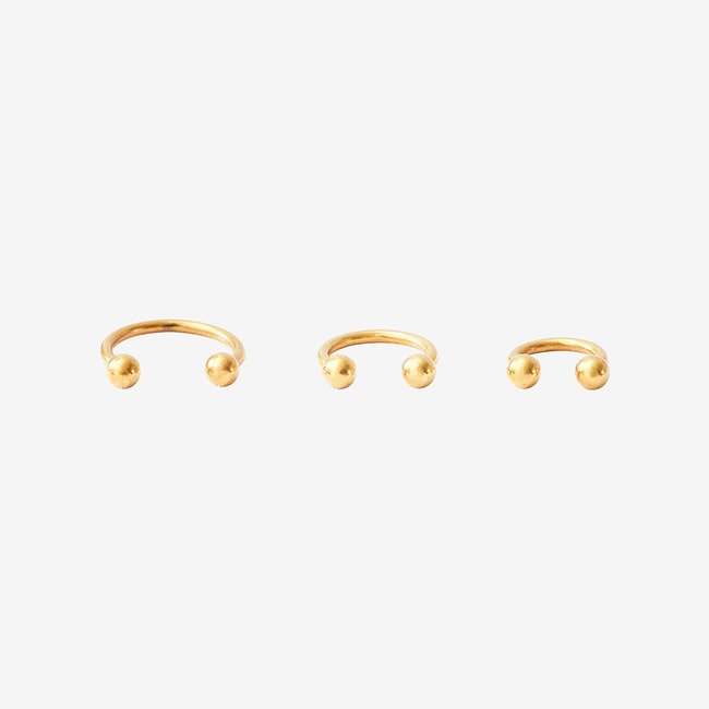 Candy oreille - nez shani set doré doré <span itemprop=