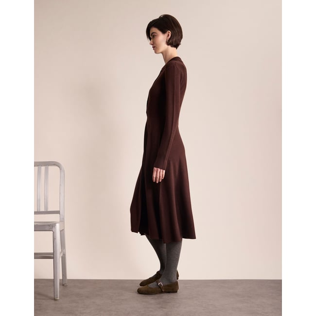 Robe Amy marron <span itemprop=