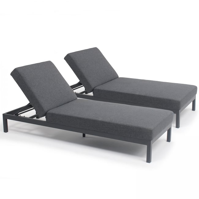 Ensemble bain de soleil en aluminium, GALAPAGOS gris anthracite <span itemprop=