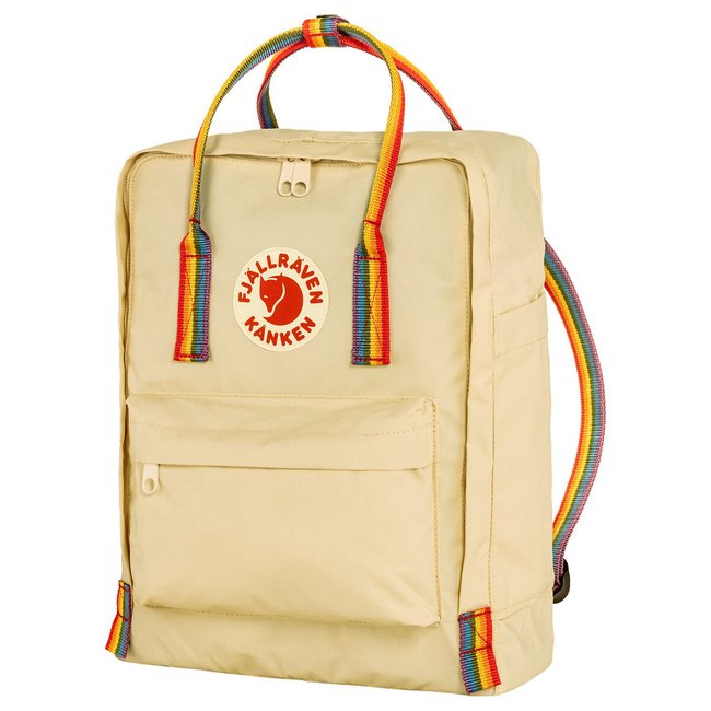 Mochila mixta kanken rainbow beige multicolor Fjallraven La Redoute