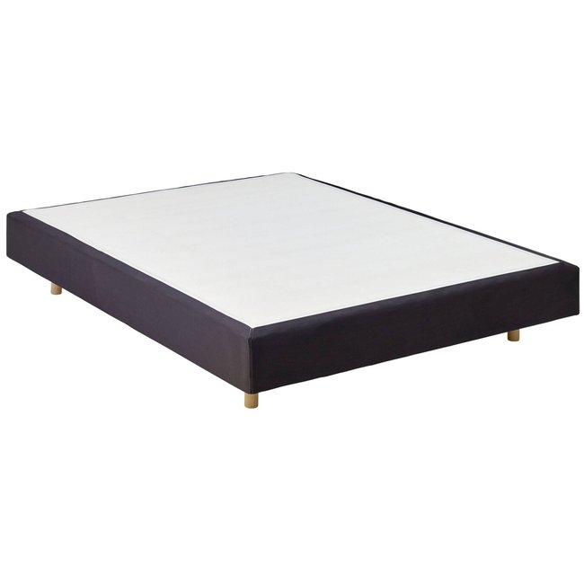 Sommier tapissier à lattes 20 cm - GRAND HOTEL Couleur gris <span itemprop=