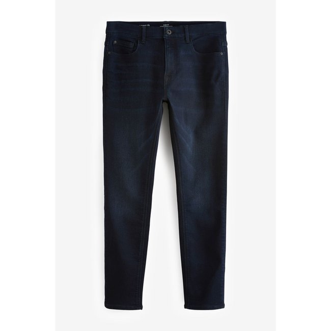 Jean skinny stretch confortable bleu foncé <span itemprop=