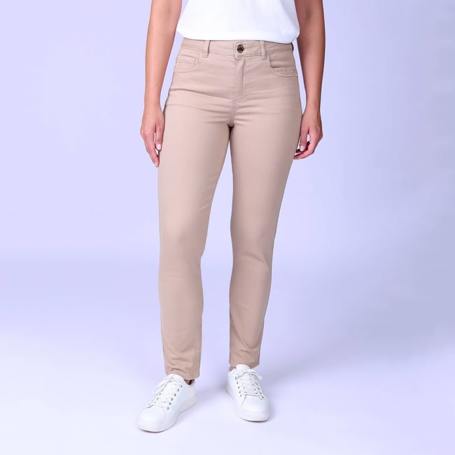 Pantalon Hilena beige <span itemprop=