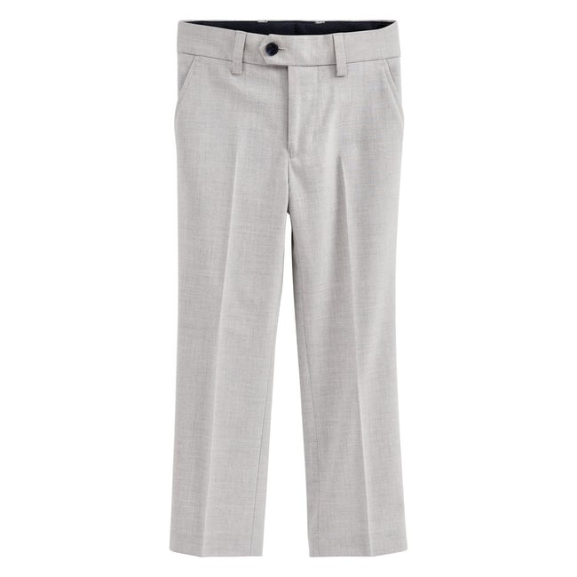 Pantalon de costume coupe ajustée gris <span itemprop=