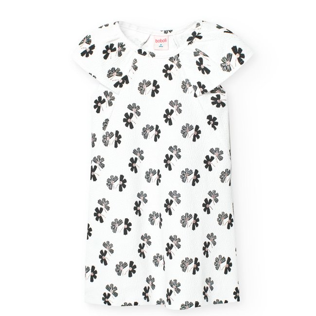 Robe imprimé blanc <span itemprop=