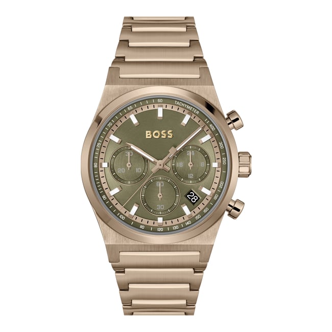 Montre Analogique  CANDOR CHRONO beige vert beige <span itemprop=