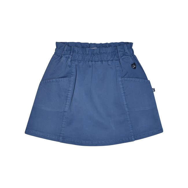 Jupe joelle twill enfant marron <span itemprop=