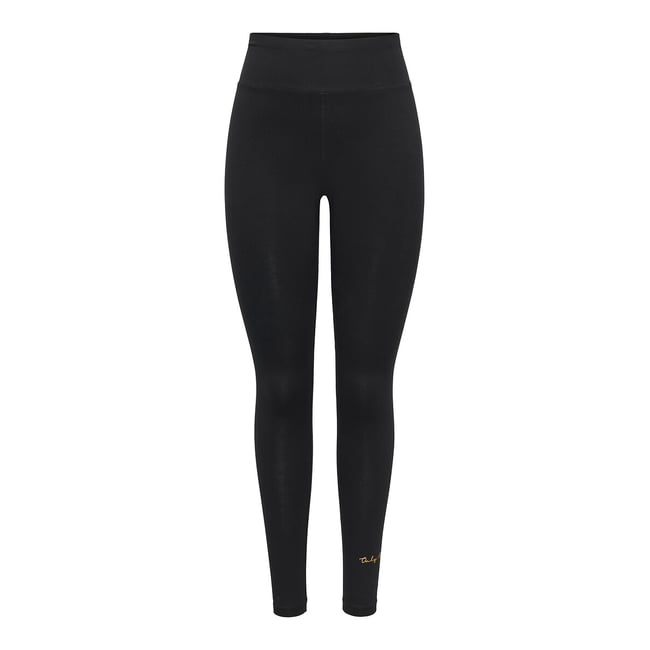 Legging de sport taille haute noir <span itemprop=