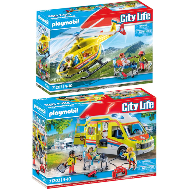 Set de 2 Playmobil v019845 <span itemprop=