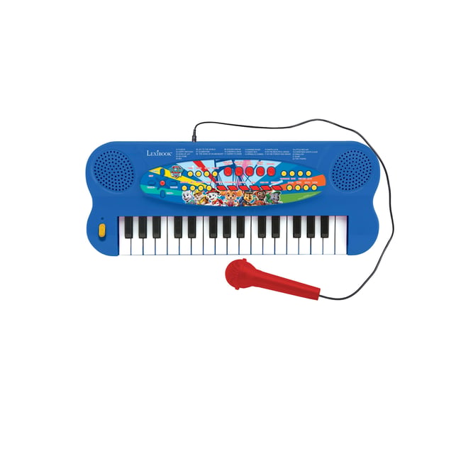 Clavier Électronique Musical avec Micro Pat Patrouille bleu <span itemprop=