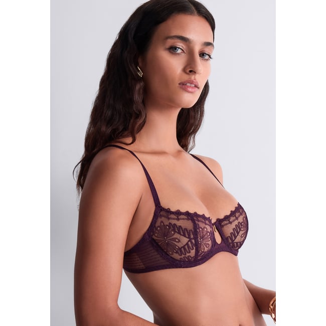 Soutien gorge Corbeille avec armatures Mystery of Love bleu <span itemprop=