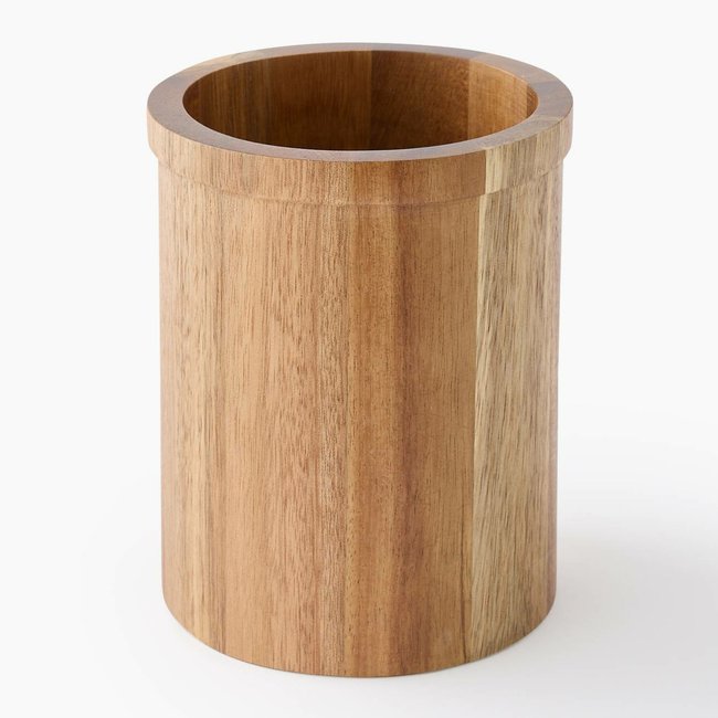 Pot à ustensiles, bois d'acacia bois <span itemprop=