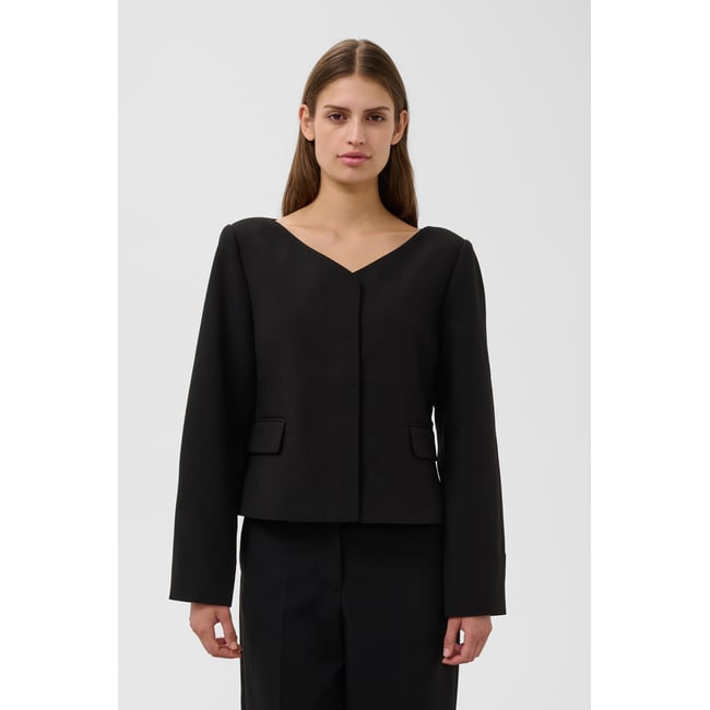 Blazer noir <span itemprop=