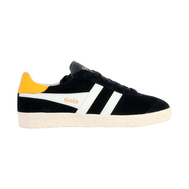 Basket Cuir Medallist noir/blanc cassé/soleil <span itemprop=