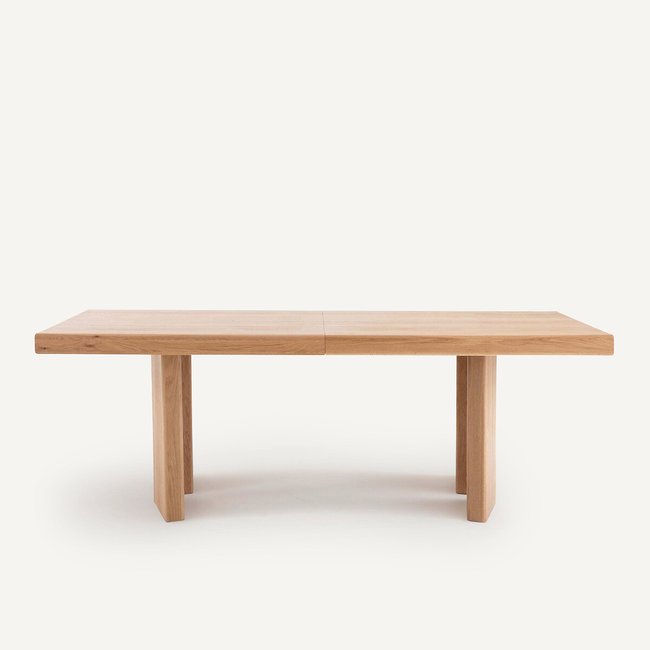 Ausziehtisch Olaga, Eiche massiv natureicheholz <span itemprop=
