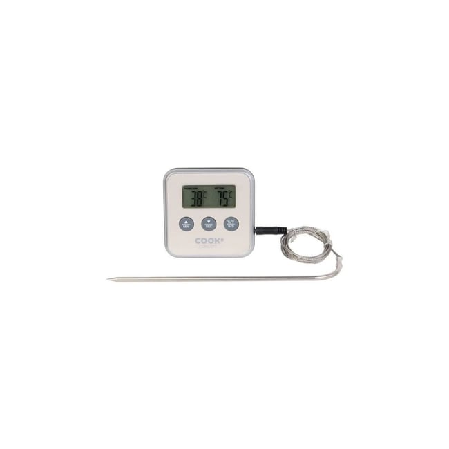 Thermomètre cuisson a sonde et minuteur - COOK CONCEPT